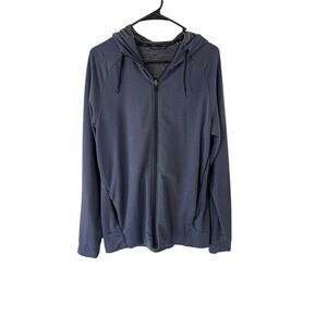 Nike Men's Size Medium Blue Running Zip Up‎ Soft Sweater